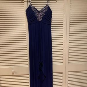 Royal Blue Prom Dress - Like New! Size: 11
